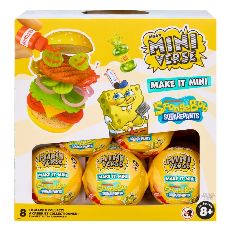 Miniverse Make It Mini SpongeBob SquarePants, 8 yr(s), Multicolour