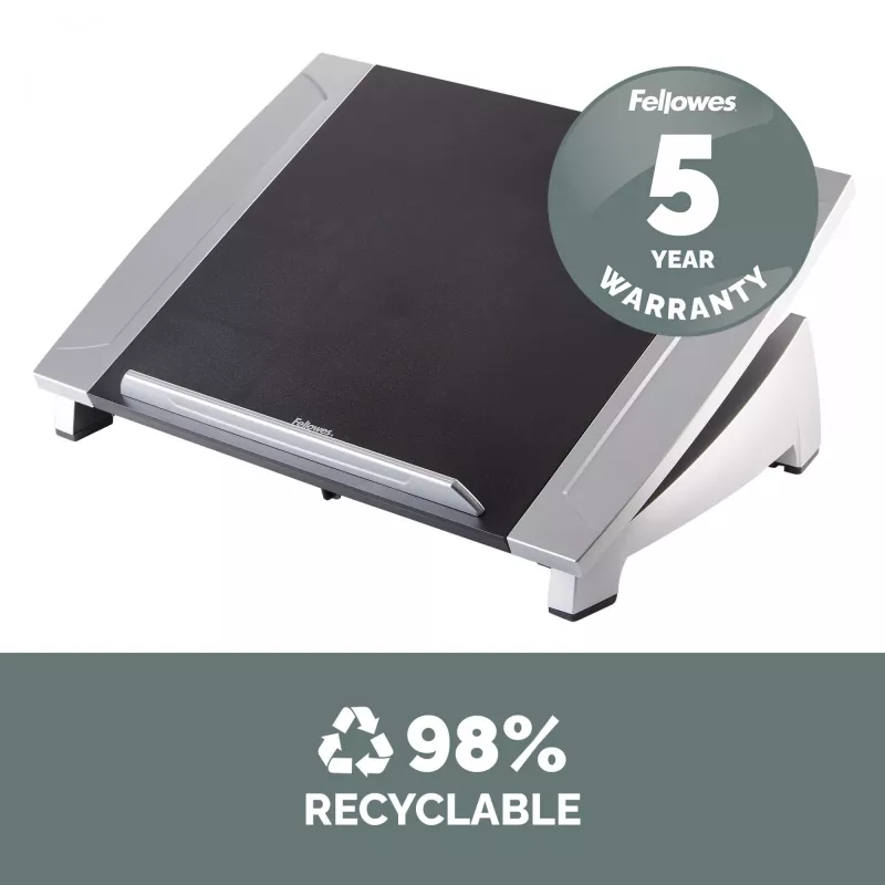 Fellowes Office Suites Laptop Riser, Black, 43.2 cm (17 inch), 5 kg, 140 - 190 mm, 382 mm, 290 mm