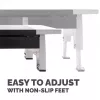 Fellowes Computer Monitor Stand with 5 Height Adjustments - Office Suites Monitor Riser with Storage Tray - Ergonomic Adjustable Monitor Stand for Computers - Max Weight 36KG/Max Size 28 inch - Graphite