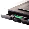 Fellowes Computer Monitor Stand with 5 Height Adjustments - Office Suites Monitor Riser with Storage Tray - Ergonomic Adjustable Monitor Stand for Computers - Max Weight 36KG/Max Size 28 inch - Graphite