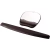 Fellowes Mouse Mat Wrist Support - Memory Foam Mouse Pad with Soft Foam Pillow - Ergonomic Mouse Mat for Computer, Laptop, Home Office Use - Compatible with Laser and Optical Mice - Silver