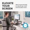 Fellowes Premium Monitor Riser Graphite, Freestanding, 36 kg, 53.3 cm (21 inch), Height adjustment, Graphite