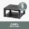Fellowes Premium Monitor Riser Graphite, Freestanding, 36 kg, 53.3 cm (21 inch), Height adjustment, Graphite