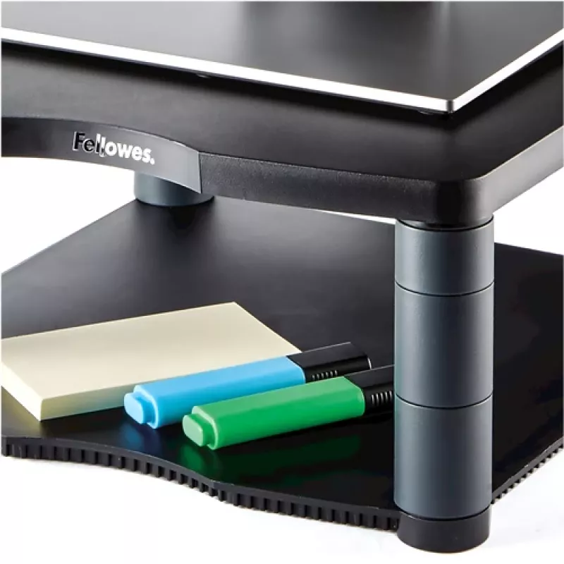Fellowes Premium Monitor Riser Graphite, Freestanding, 36 kg, 53.3 cm (21 inch), Height adjustment, Graphite
