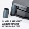 Fellowes Computer Monitor Stand with 3 Height Adjustments - Premium Monitor Riser Plus with Cable Management - Ergonomic Adjustable Monitor Stand for Computers - Max Weight 36KG/Max Size 21 inch - Graphite