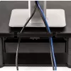 Fellowes Computer Monitor Stand with 3 Height Adjustments - Premium Monitor Riser Plus with Cable Management - Ergonomic Adjustable Monitor Stand for Computers - Max Weight 36KG/Max Size 21 inch - Graphite