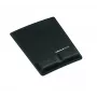 Fellowes Mouse Mat Wrist Support - Health-V Mouse Pad with Antibacterial Protection - Ergonomic Mouse Mat for Computer, Laptop, Home Office Use - Black