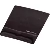 Fellowes Mouse Mat Wrist Support - Health-V Mouse Pad with Antibacterial Protection - Ergonomic Mouse Mat for Computer, Laptop, Home Office Use - Black