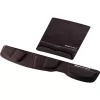 Fellowes Mouse Mat Wrist Support - Health-V Mouse Pad with Antibacterial Protection - Ergonomic Mouse Mat for Computer, Laptop, Home Office Use - Black