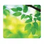 Fellowes Earth Series Mousepad Leaves, Green, Image, Plastic, Rubber, Non-slip base