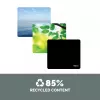 Fellowes Earth Series Mousepad Leaves, Green, Image, Plastic, Rubber, Non-slip base
