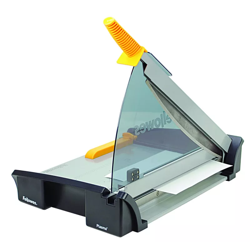 Paper cutter Fellowes Plasma A3/180 — cutting length 46 cm, capacity 40 sheets, graphite/silver/yellow