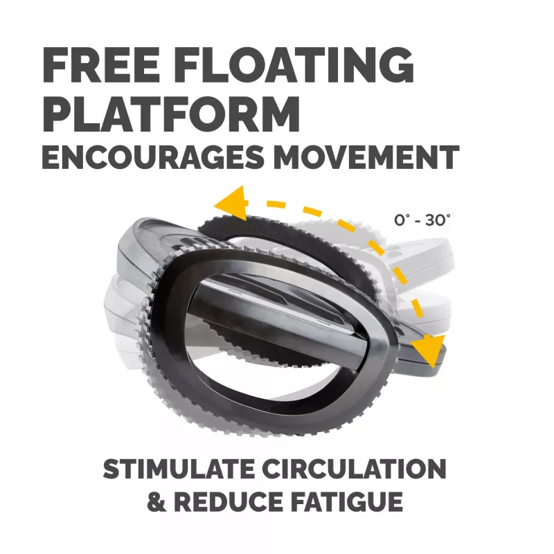 Fellowes Foot Rest Under Desk - Smart Suites Foot Support Ergonomic Foot Rest - Foot Rest Stool for Office & Home - Black
