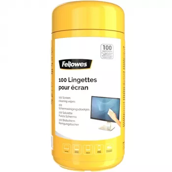 Fellowes 100 Screen Cleaning, Equipment cleansing wet cloths, LCD/TFT/Plasma, Multicolour, 82 mm, 82 mm, 170 mm