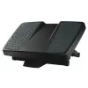 Fellowes Foot Rest Under Desk - Professional Series Ultimate Foot Support Ergonomic Foot Rest with 3 Height Adjustments & Massage Surface - Foot Rest Stool for Office & Home - Black