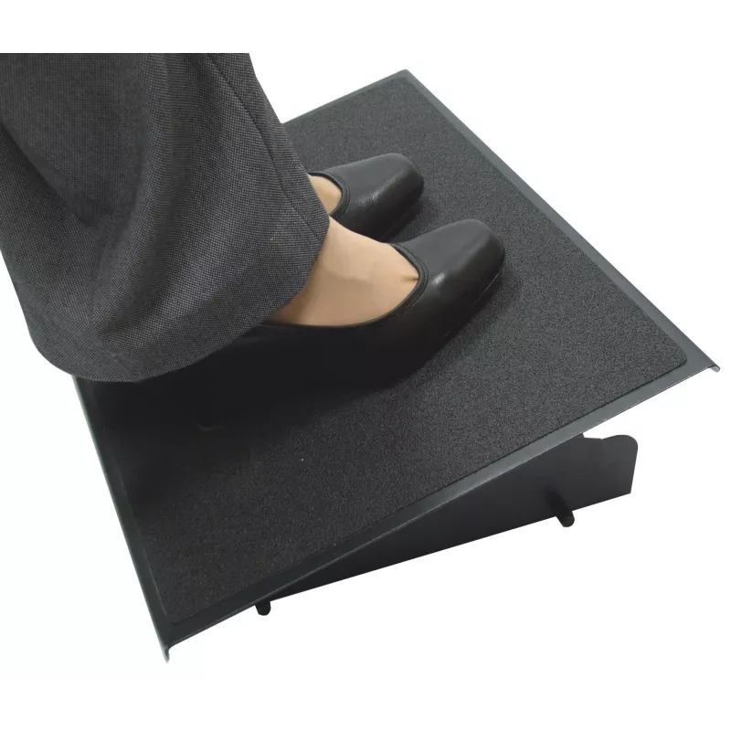 Fellowes Foot Rest Under Desk - Professional Series Under Desk Foot Rest Ergonomic Foot Rest with 3 Height Adjustable Positions & Non-Slip Platform Surface - Foot Rest Stool for Office & Home - Black