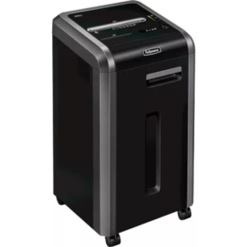 Fellowes Powershred 225i Strip-Cut Shredder, Strip shredding, 24 cm, 5.8 mm, 60 L, 4 wheel(s), 4800 mm/min