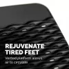 Fellowes Foot Rest Under Desk - Refresh Foot Support Ergonomic Foot Rest with 2 Height Adjustments & Massage Surface - Foot Rest Stool for Office & Home - Black