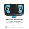 Fellowes Foot Rest Under Desk - Energizer Foot Support Ergonomic Foot Rest with 3 Height Adjustable Positions & Massage Textured Surface - Foot Rest Stool for Office & Home - Charcoal