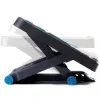 Fellowes Foot Rest Under Desk - Energizer Foot Support Ergonomic Foot Rest with 3 Height Adjustable Positions & Massage Textured Surface - Foot Rest Stool for Office & Home - Charcoal
