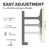 Fellowes Seasa Dual Monitor Arm - Freestanding Monitor Mount for 8KG 27 inch Screens - Ergonomic Adjustable Monitor Arm - Tilt 45° Pan 120° Rotation 360°, VESA 75 x 75/100 x 100 - Black