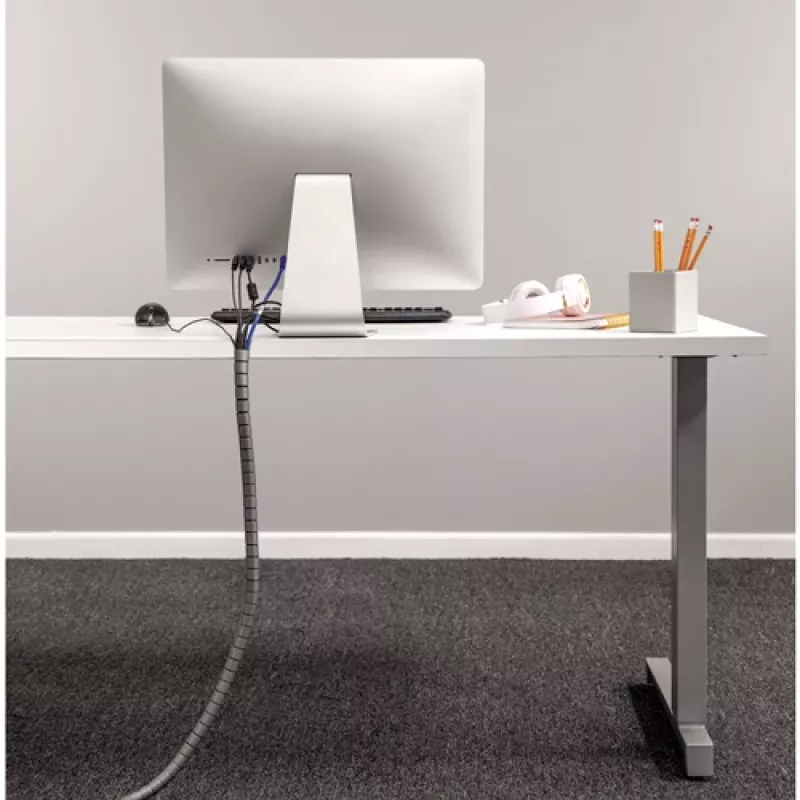 Fellowes CableZip Floor Cable flex tube Silver 1 pc(s)