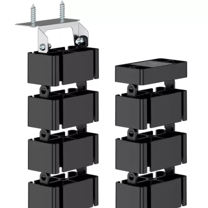 Fellowes 100136871 cable organizer Desk Cable sleeve Black 1 pc(s)