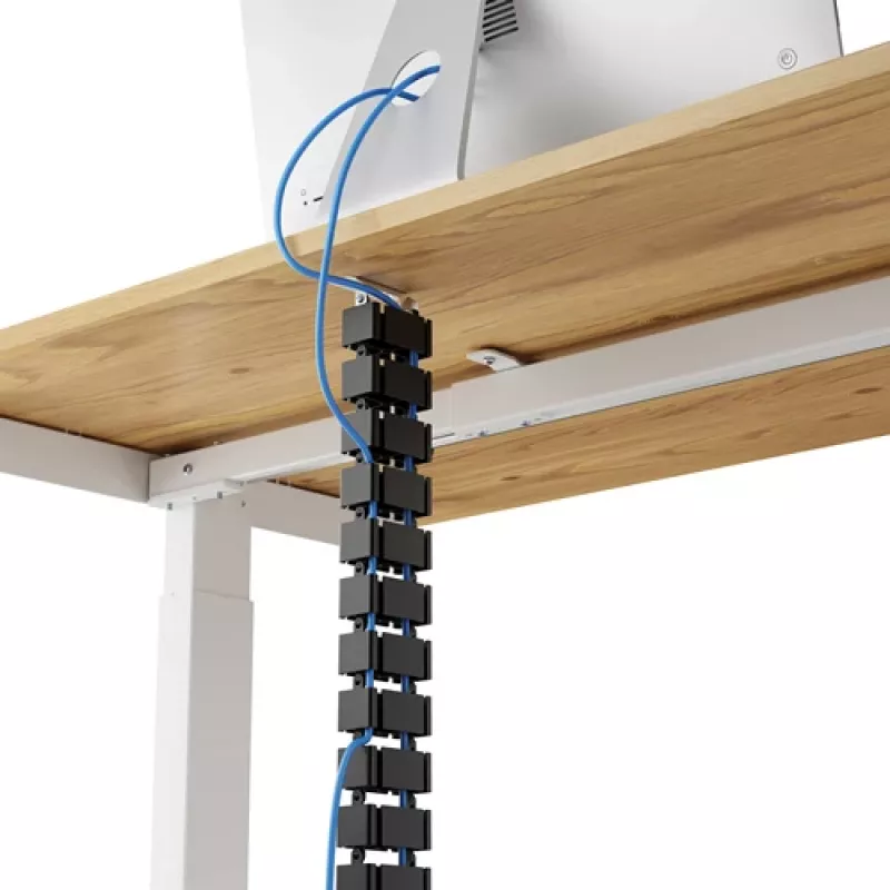 Fellowes 100136871 cable organizer Desk Cable sleeve Black 1 pc(s)