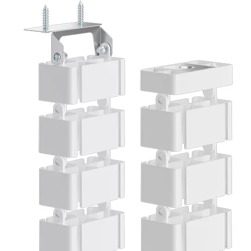 Fellowes 100136872 cable organizer Desk Cable sleeve White 1 pc(s)