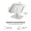 Fellowes Alumia Laptop Riser Desk Based Laptop Stand Max Size 15 inch Max Weight 5kg Silver