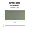 Fellowes Computer Desk Mat with Non-Slip Base Breyta Desk Mat with Antibacterial Protection Sage