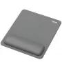 Fellowes Breyta Mouse Mat Wrist Rest Mouse Pad Wrist Support with Antibacterial Protection Ergonomic Mouse Mat Grey