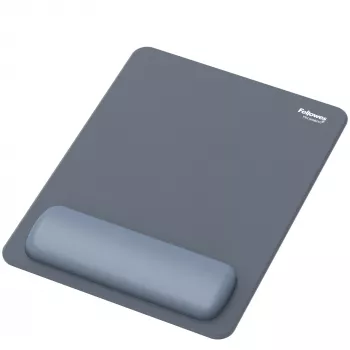 Fellowes Breyta XL Mouse Mat Wrist Rest XL Mouse Pad Wrist Support with Antibacterial Protection Ergonomic Mouse Mat Marine