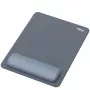 Fellowes Breyta XL Mouse Mat Wrist Rest XL Mouse Pad Wrist Support with Antibacterial Protection Ergonomic Mouse Mat Marine