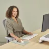 Fellowes Wrist Rest Breyta Palm Rest with Antibacterial Protection Ergonomic Wrist Support Sage