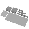 Fellowes Keyboard Wrist Rest Breyta Compact Keyboard Wrist Support with Antibacterial Protection Ergonomic Wrist Support Grey