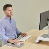Fellowes Keyboard Wrist Rest Breyta Keyboard Wrist Support with Antibacterial Protection Ergonomic Wrist Support Grey