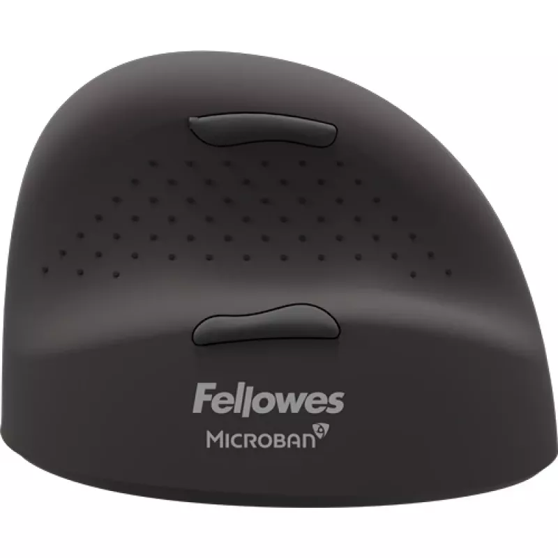 Fellowes Breyta Plus+ Vertical Mouse - Small Right, Right-hand, Vertical design, Optical, Bluetooth + USB Type-C, 2400 DPI, Black
