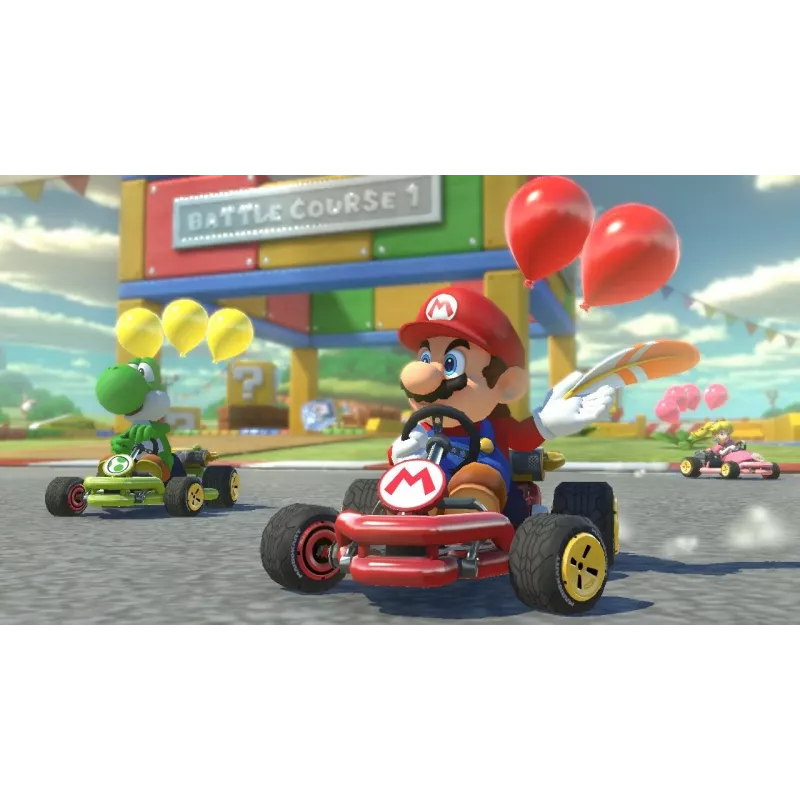 Nintendo Mario Kart 8 Deluxe Standard German, English, French, Italian, Japanese, Dutch, Portuguese, Russian Nintendo Switch