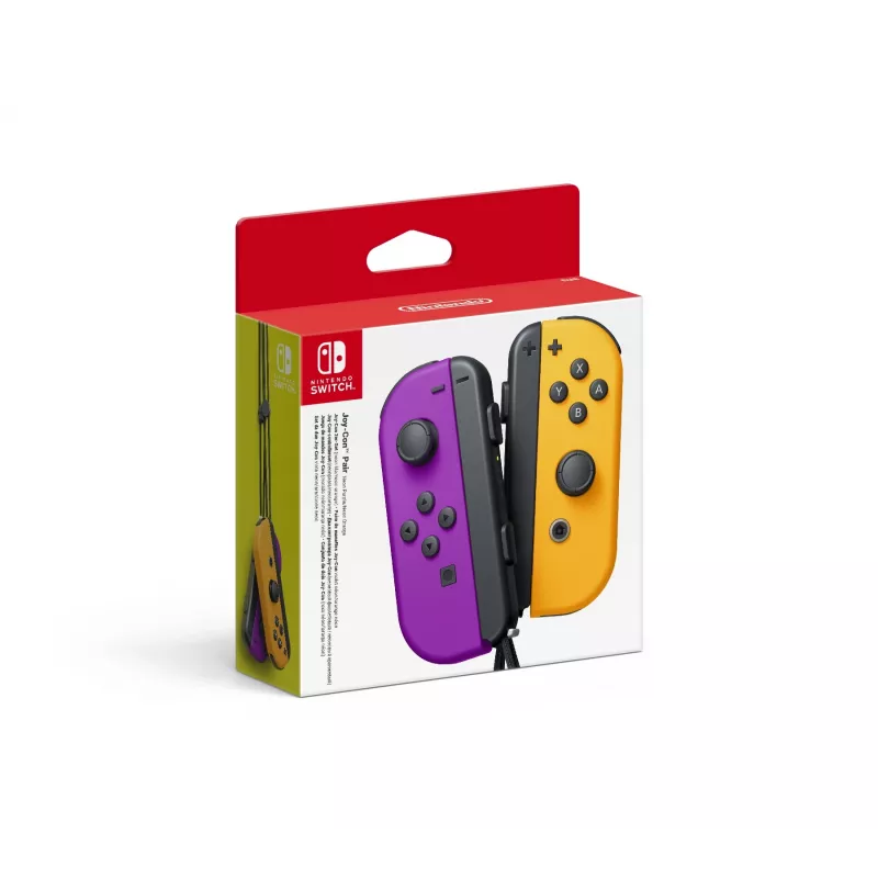 Gamepad NINTENDO Joy-Con wireless Bluetooth for Nintendo Switch — Black/Orange/Purple, analogue/digital, D-pad