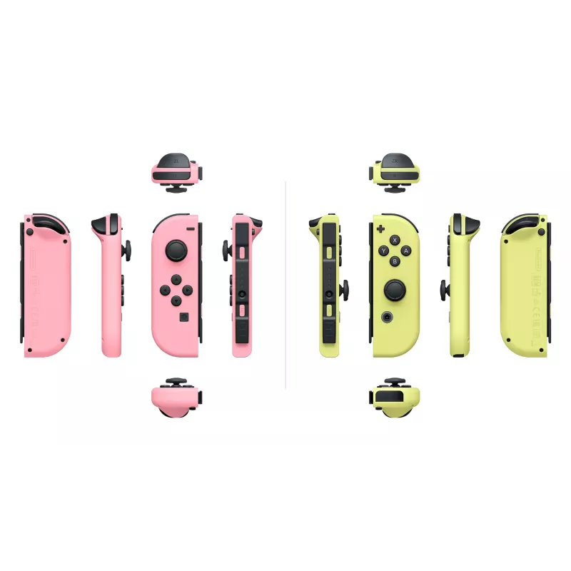 Nintendo 10011583 Gaming Controller Pink, Yellow Bluetooth Gamepad Analogue / Digital Nintendo Switch, Nintendo Switch OLED