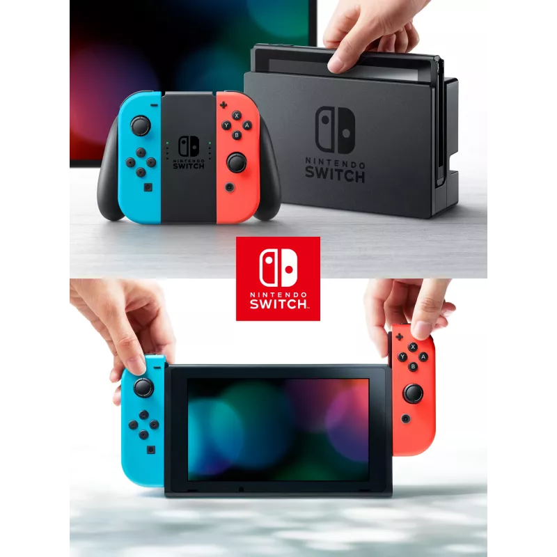 Nintendo Switch portable game console 15.8 cm (6.2 inch) 32 GB Touchscreen Wi-Fi Blue, Grey, Red
