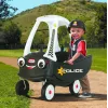 Little Tikes Tikes Patrol Police Car, 1.5 yr(s), 4 wheel(s), Plastic, Black, White, Batteries required