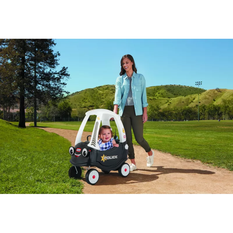 Little Tikes Tikes Patrol Police Car, 1.5 yr(s), 4 wheel(s), Plastic, Black, White, Batteries required