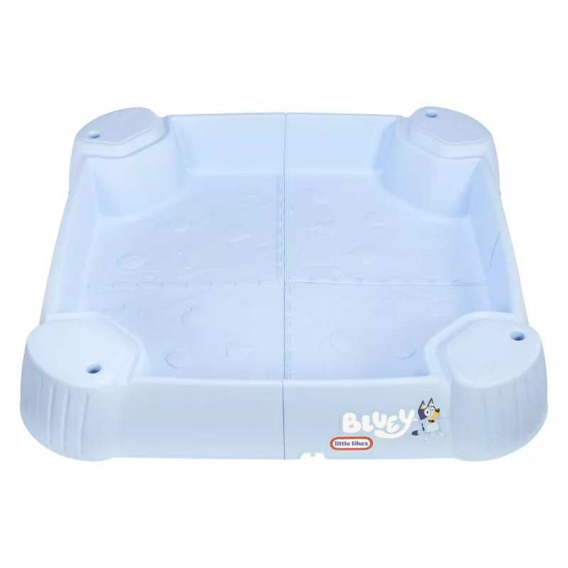 Little Tikes Bluey Beach Day Sandbox, Square, Plastic, Blue, Sandbox