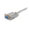 StarTech.com 10 ft Cross Wired DB9 to DB25 Serial Null Modem Cable - F/M