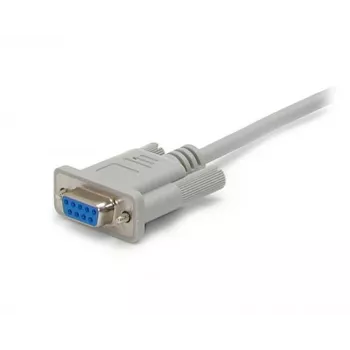 StarTech.com 10 ft Cross Wired DB9 to DB25 Serial Null Modem Cable - F/M