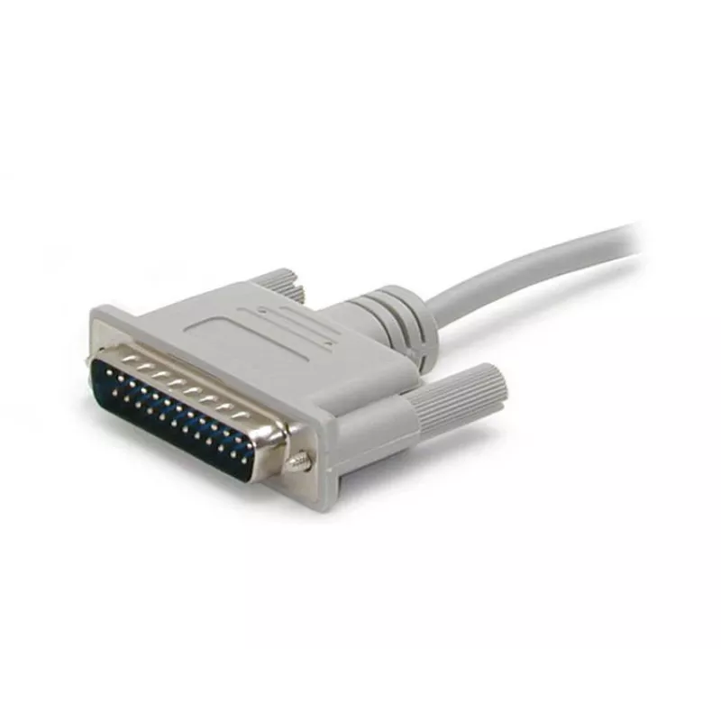 StarTech.com 10 ft Cross Wired DB9 to DB25 Serial Null Modem Cable - F/M