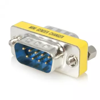 StarTech.com Slimline Serial DB9 Gender Changer - M/M, DB-9, DB-9, Silver