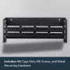 StarTech.com 4U 19in Hinged Wall Mounting Bracket for Patch Panels